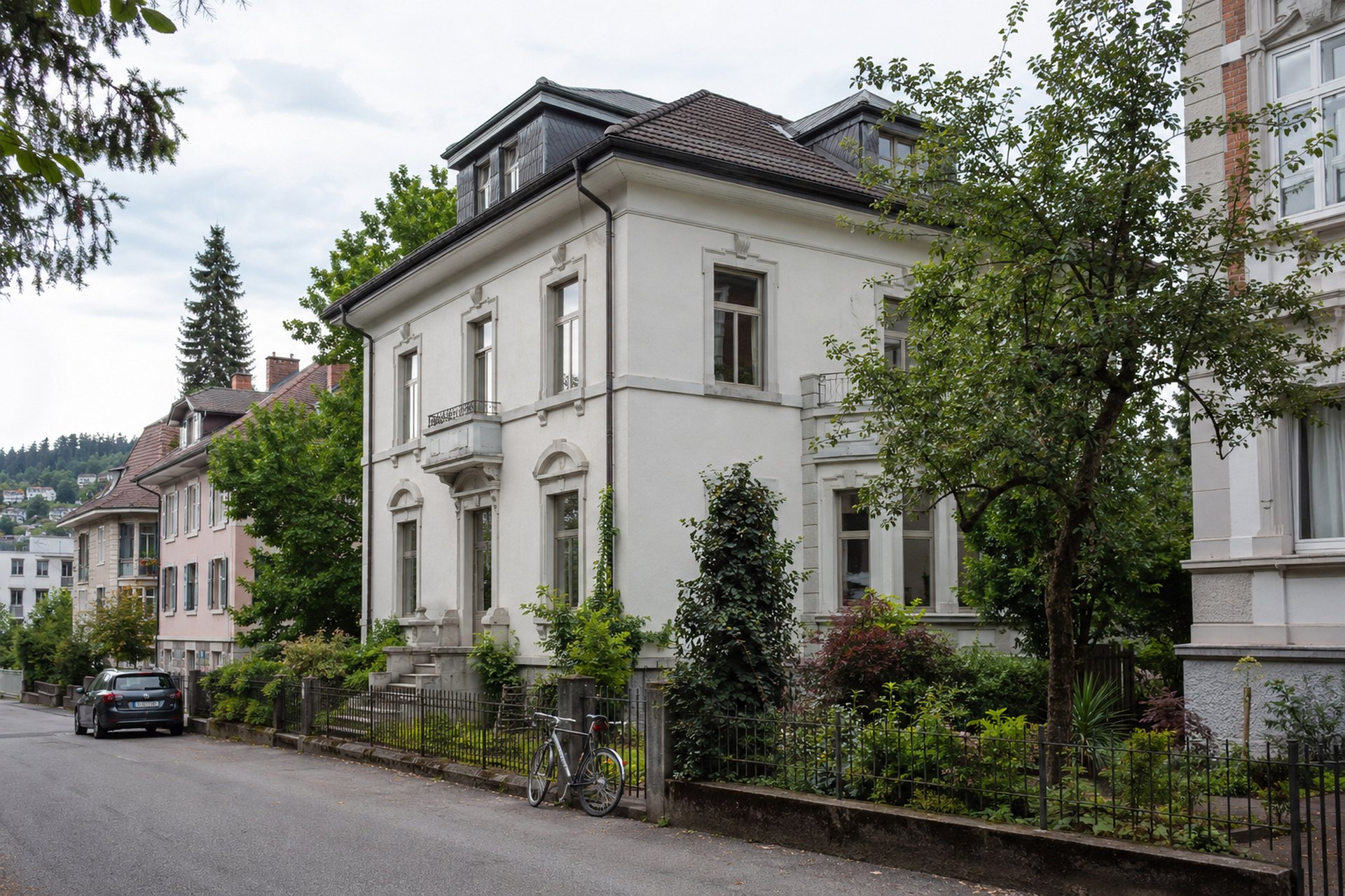Stadtvilla in einer St. Galler Quartierstrasse